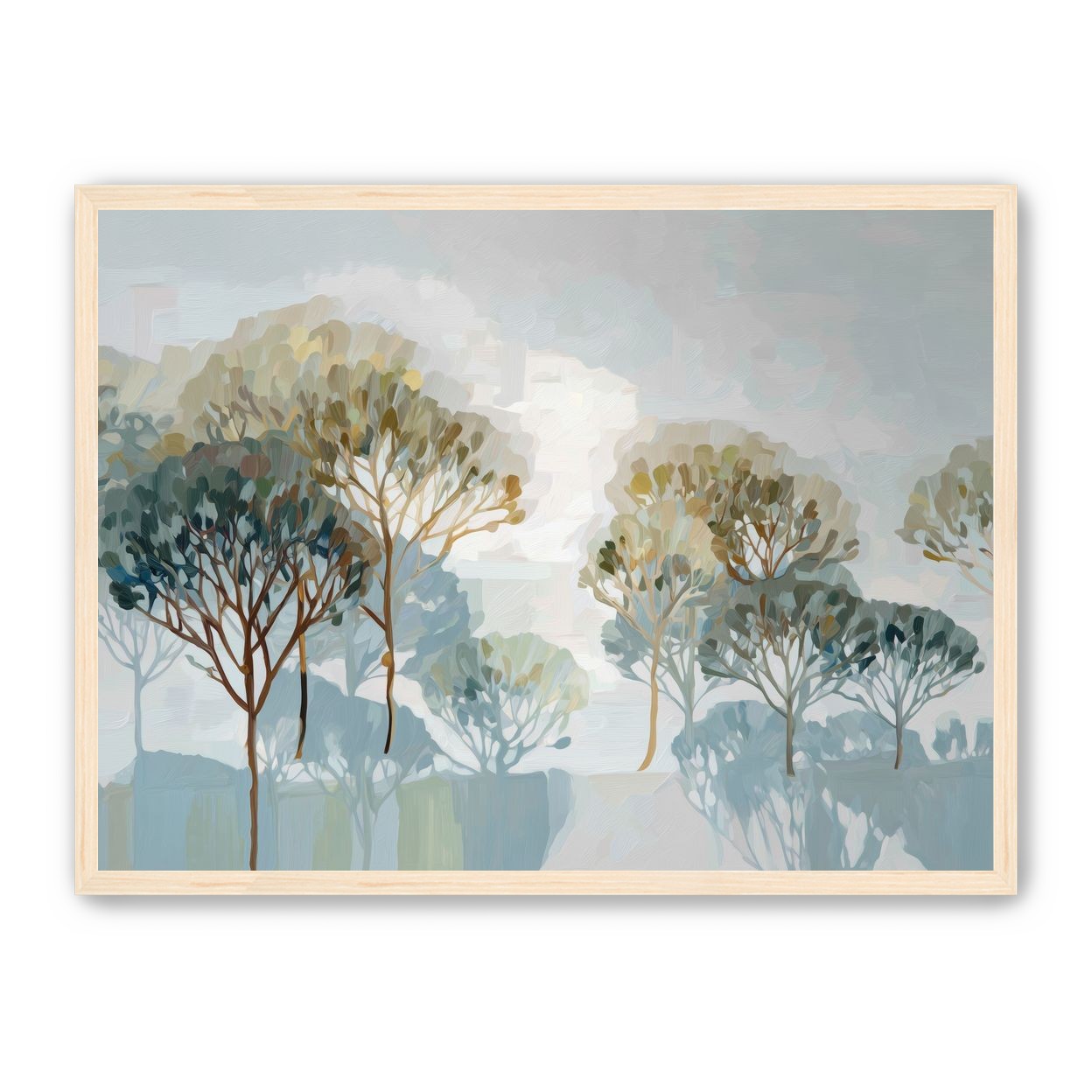 Tree Canopies in Soft Rows