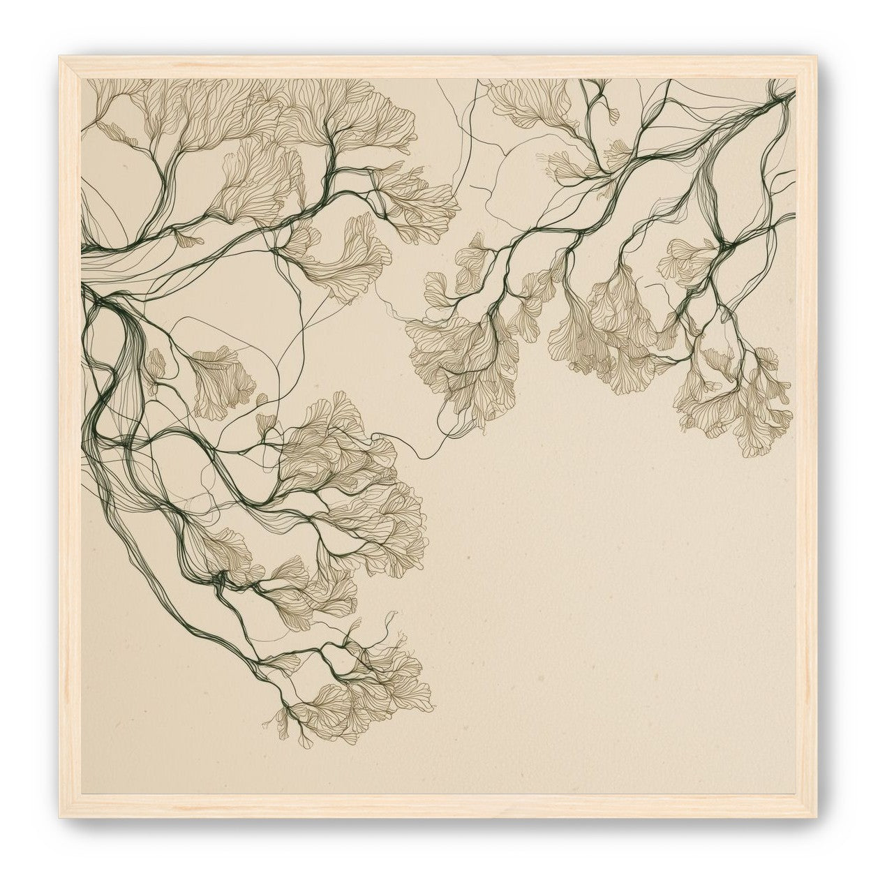 Trees Reduced to Line