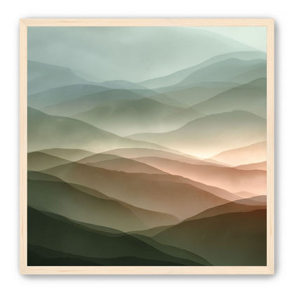 Mountains in Haze