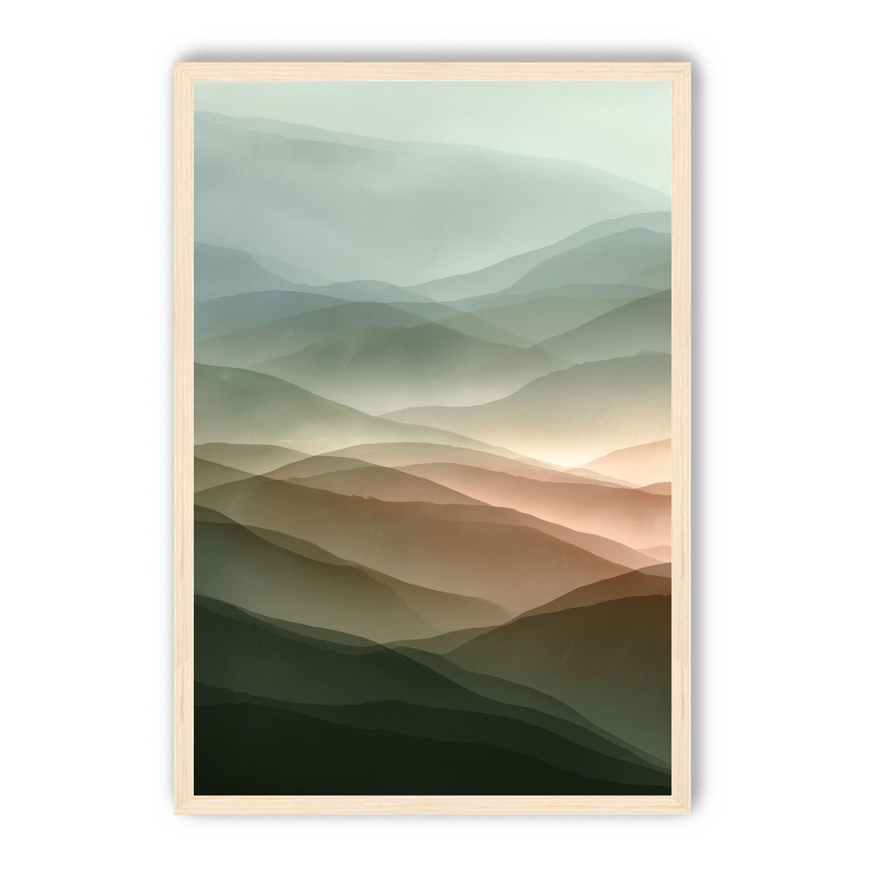 Mountains in Haze