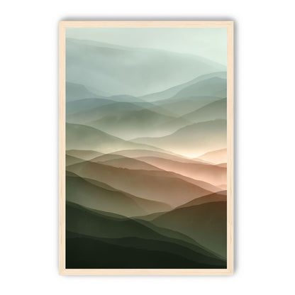 Mountains in Haze