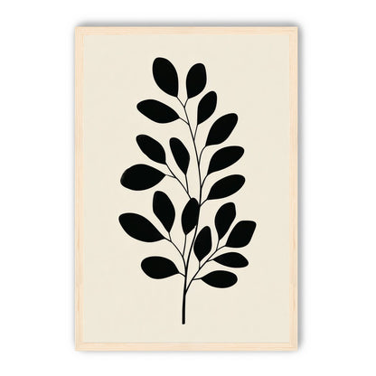 Plant Cutout on Cream