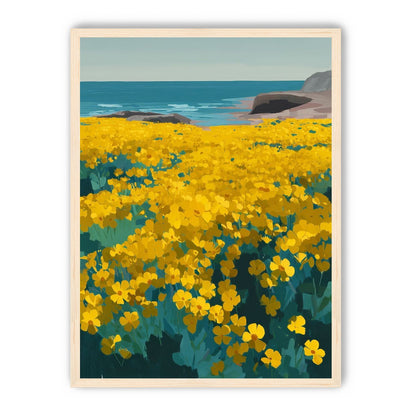 Yellow Coastal Wildflowers