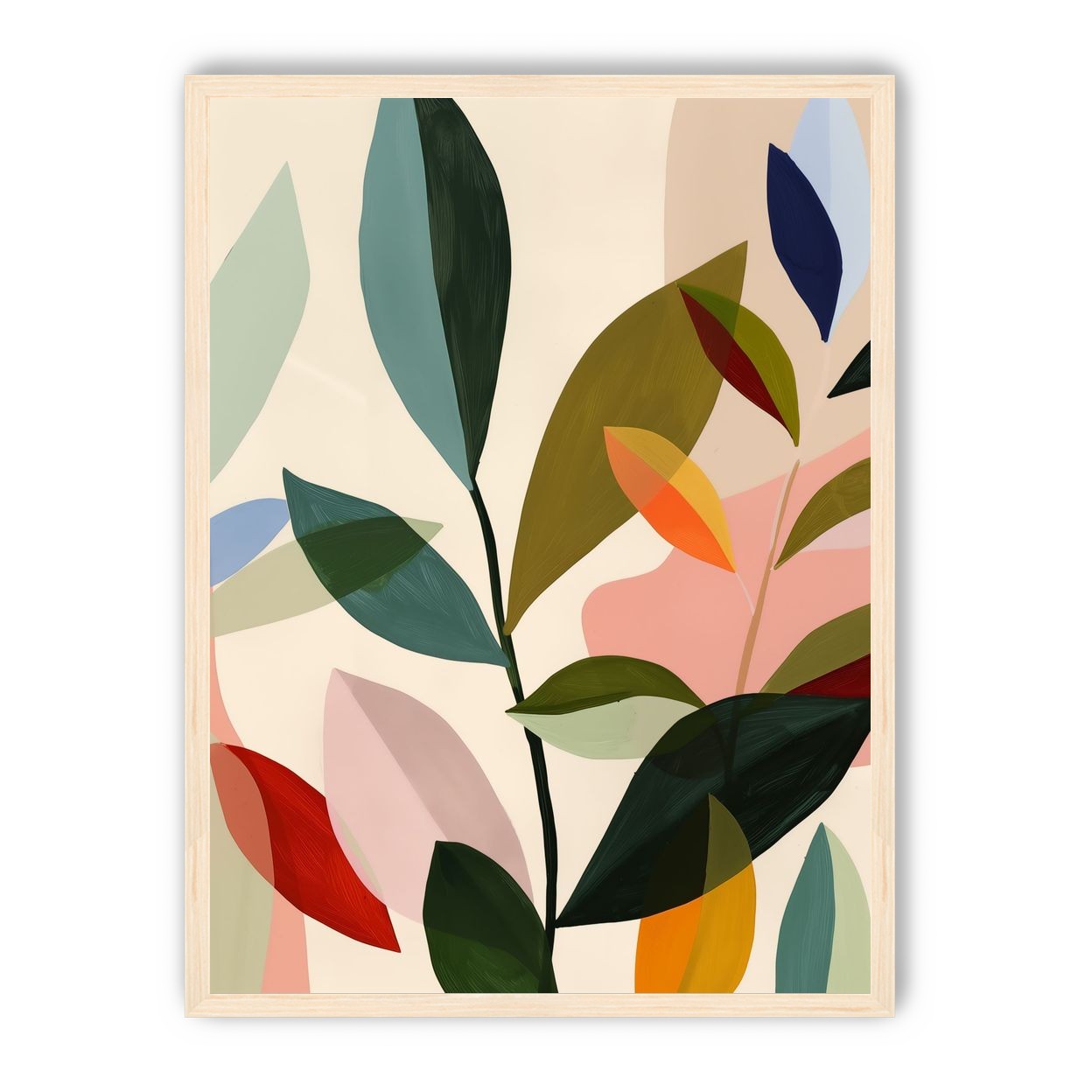 Cluster of Painted Leaves