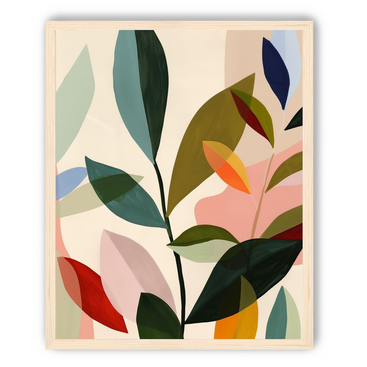 Cluster of Painted Leaves