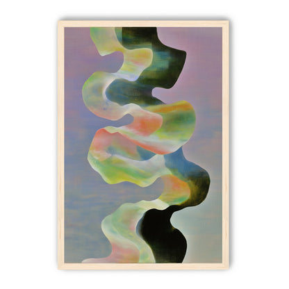 Twisting painted ribbon bands