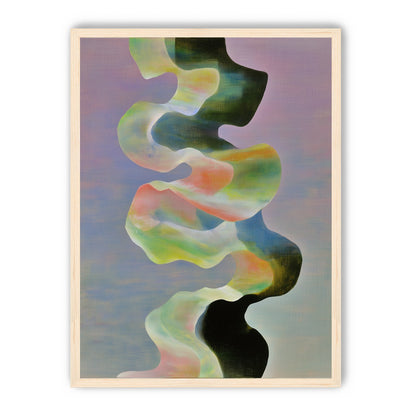 Twisting painted ribbon bands