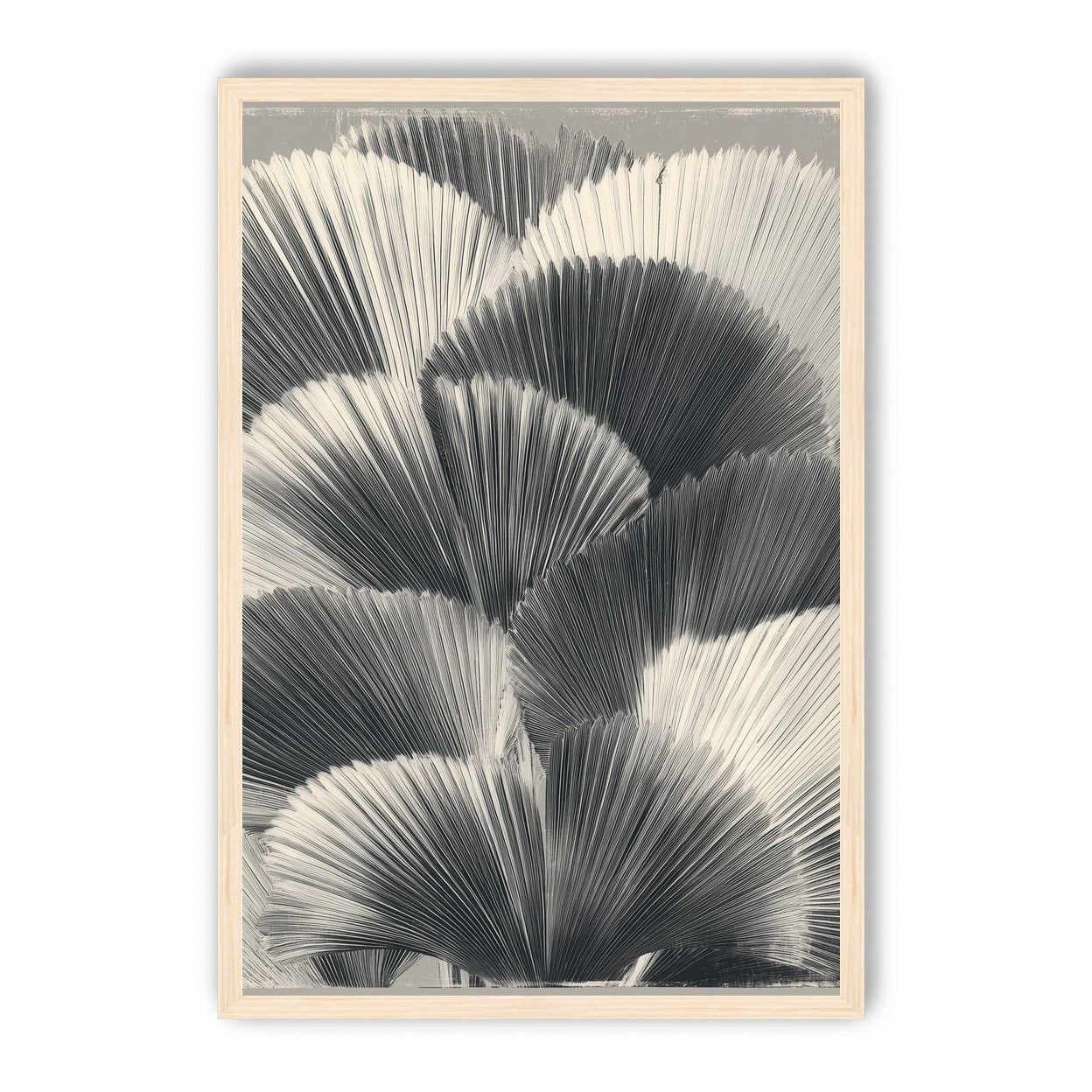 Ginkgo leaves in shadow