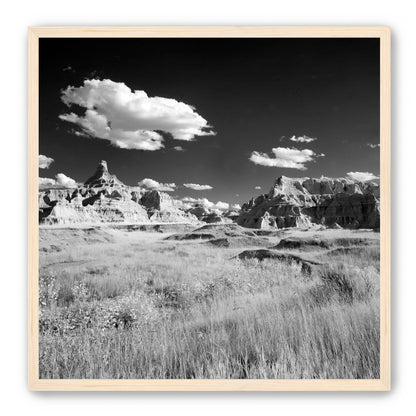 Badlands in Monochrome