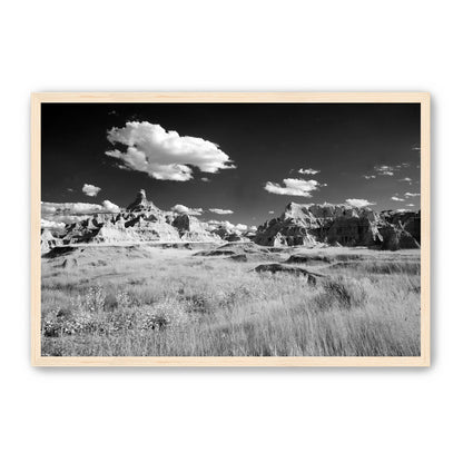 Badlands in Monochrome