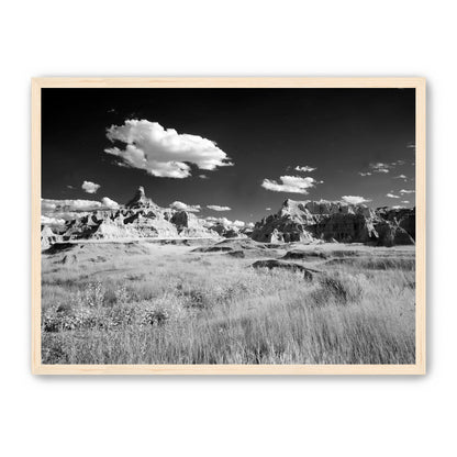 Badlands in Monochrome