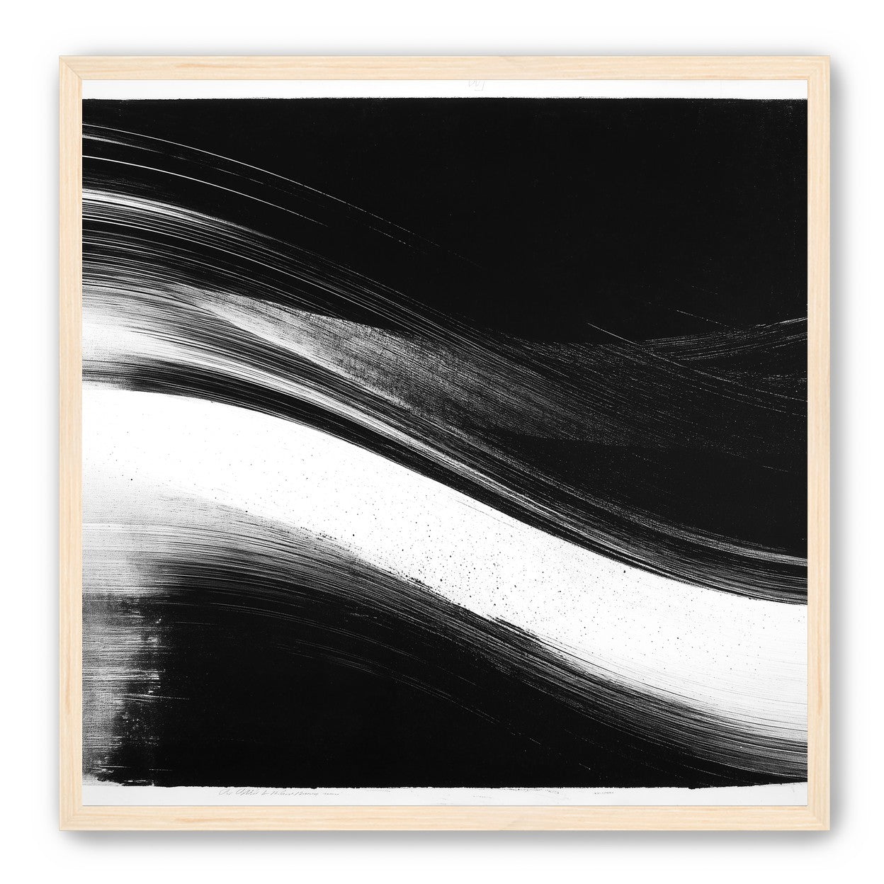 Pressure across a white band