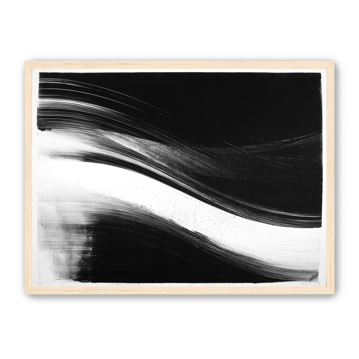 Pressure across a white band
