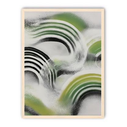 Green arcs across the haze