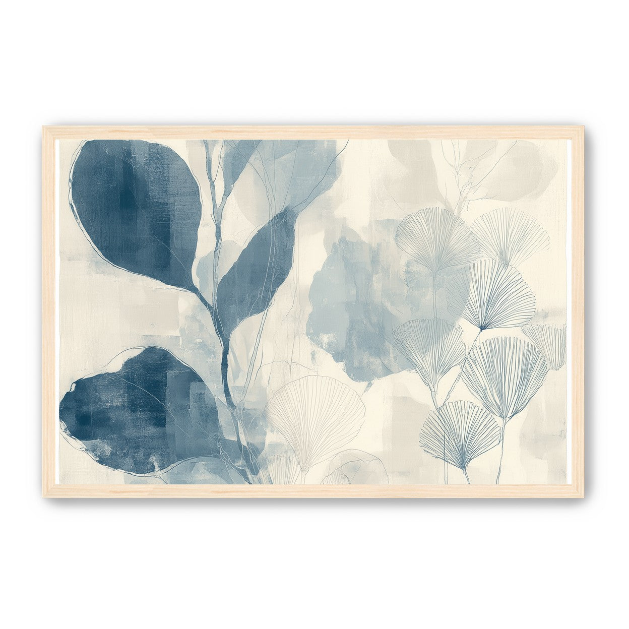 Pale leaves and fans