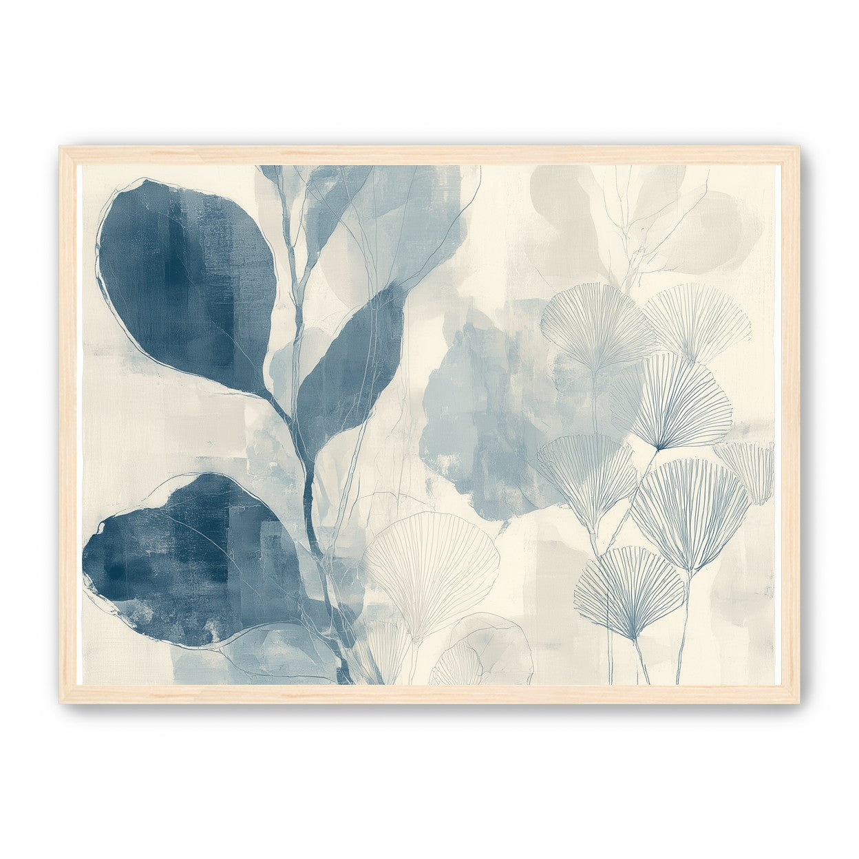 Pale leaves and fans