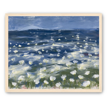White flowers under blue sky
