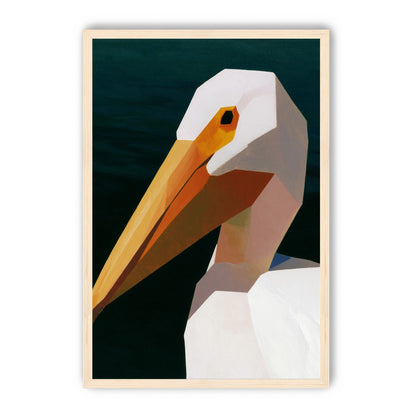 The beak cuts the dark