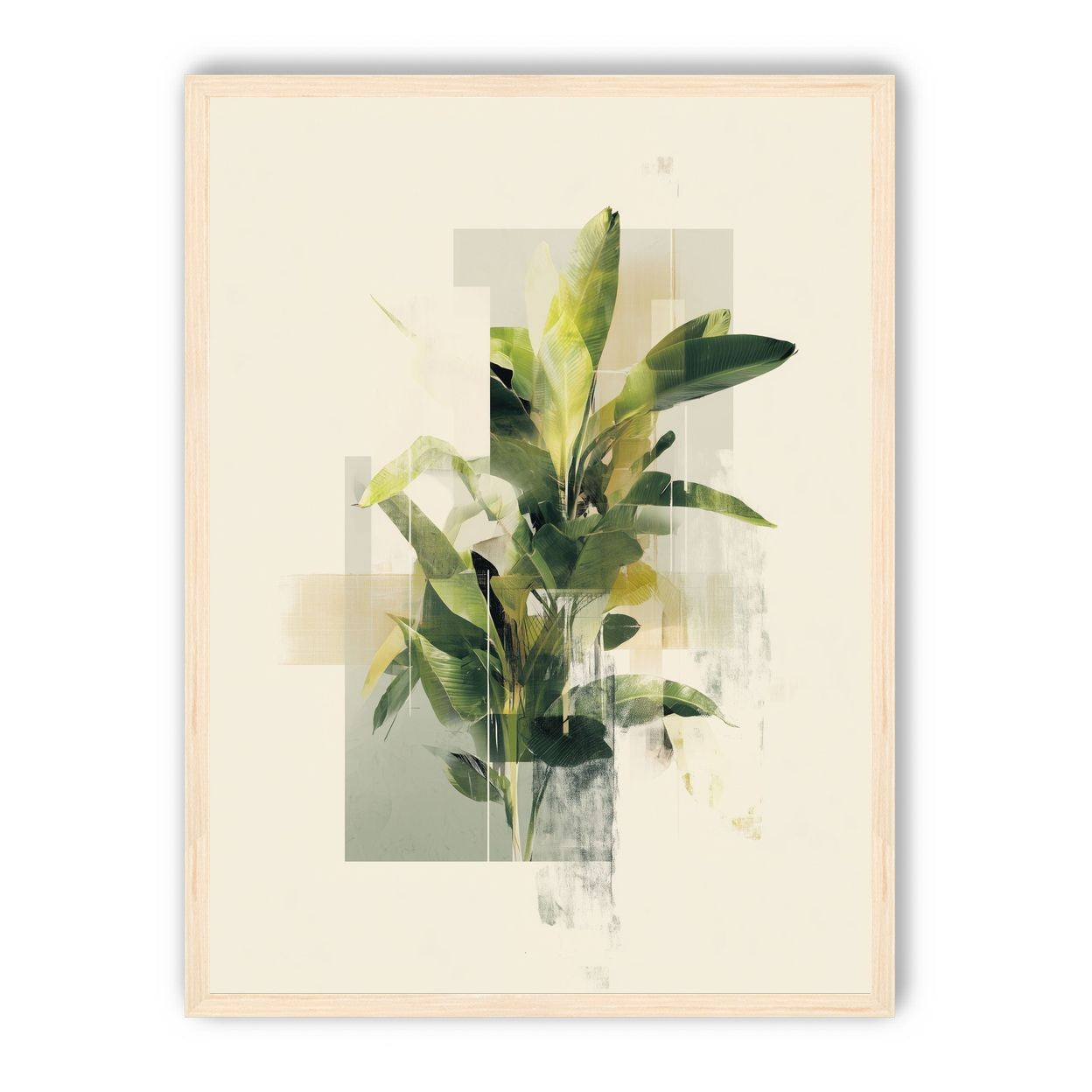 Plant in layered light
