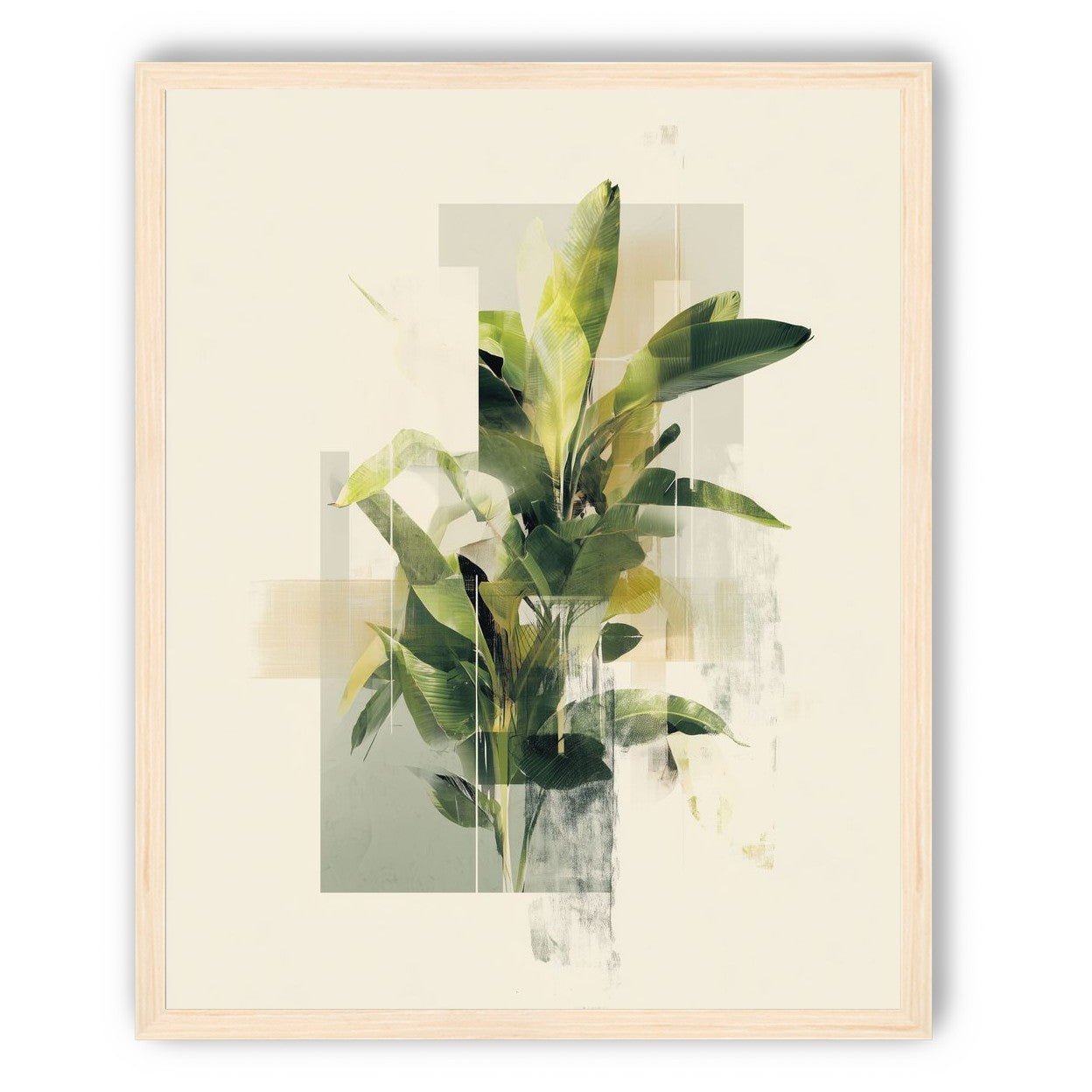 Plant in layered light