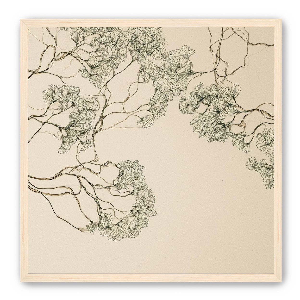 Trees Drawn in Continuous Lines