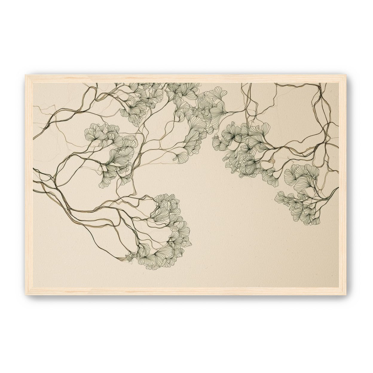 Trees Drawn in Continuous Lines
