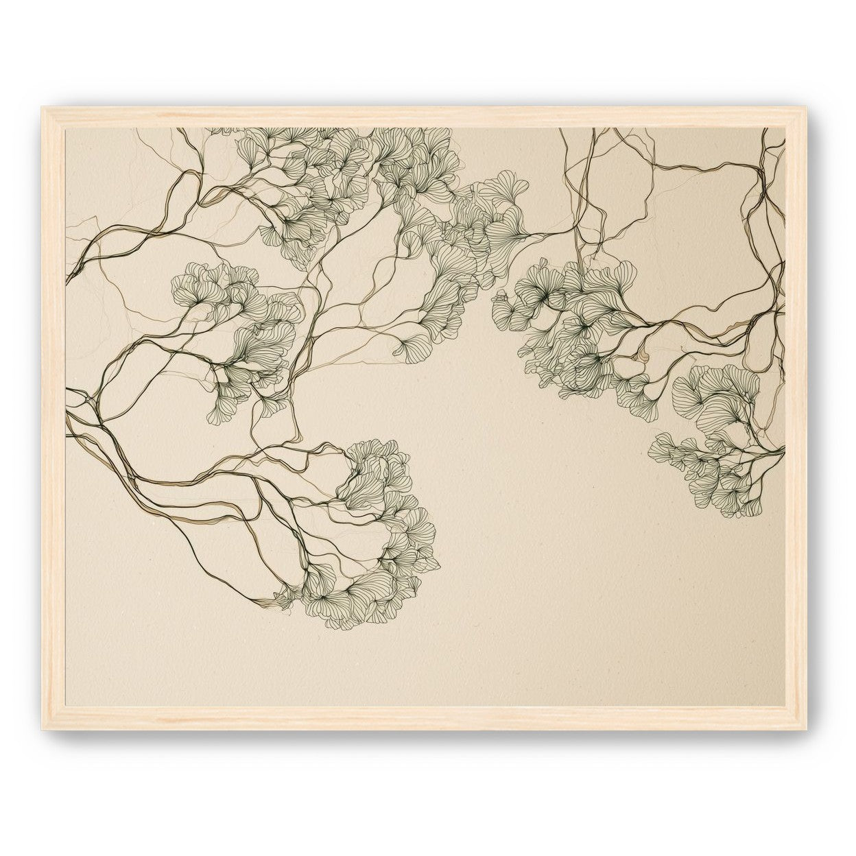Trees Drawn in Continuous Lines