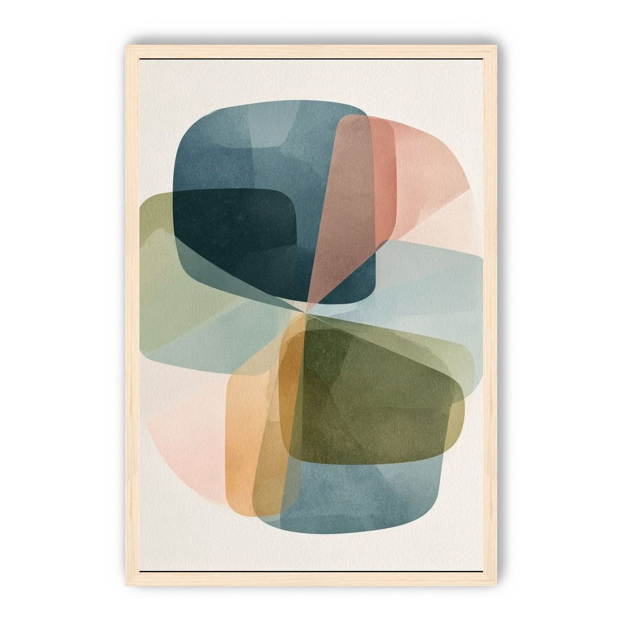 Teal turns through ochre