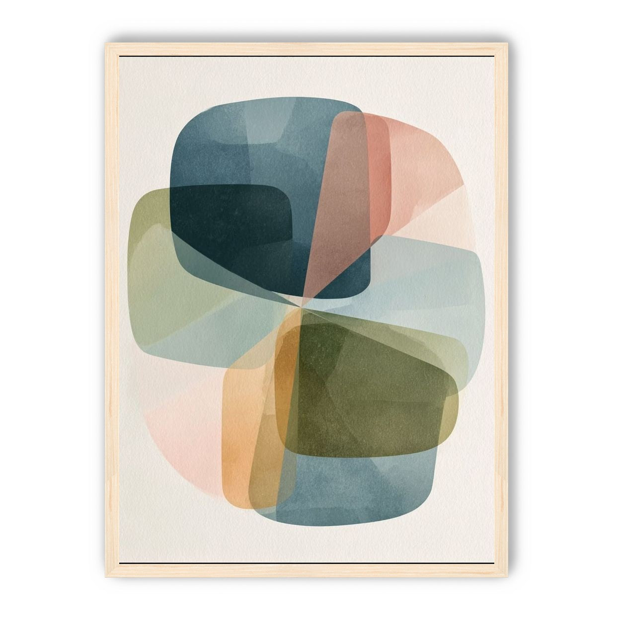 Teal turns through ochre