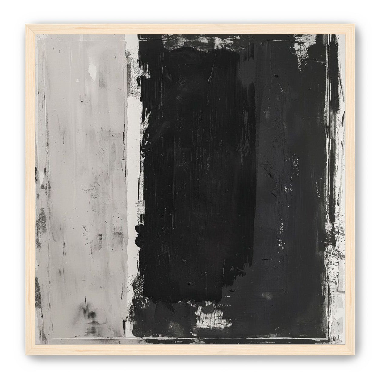 Black weight on gray ground