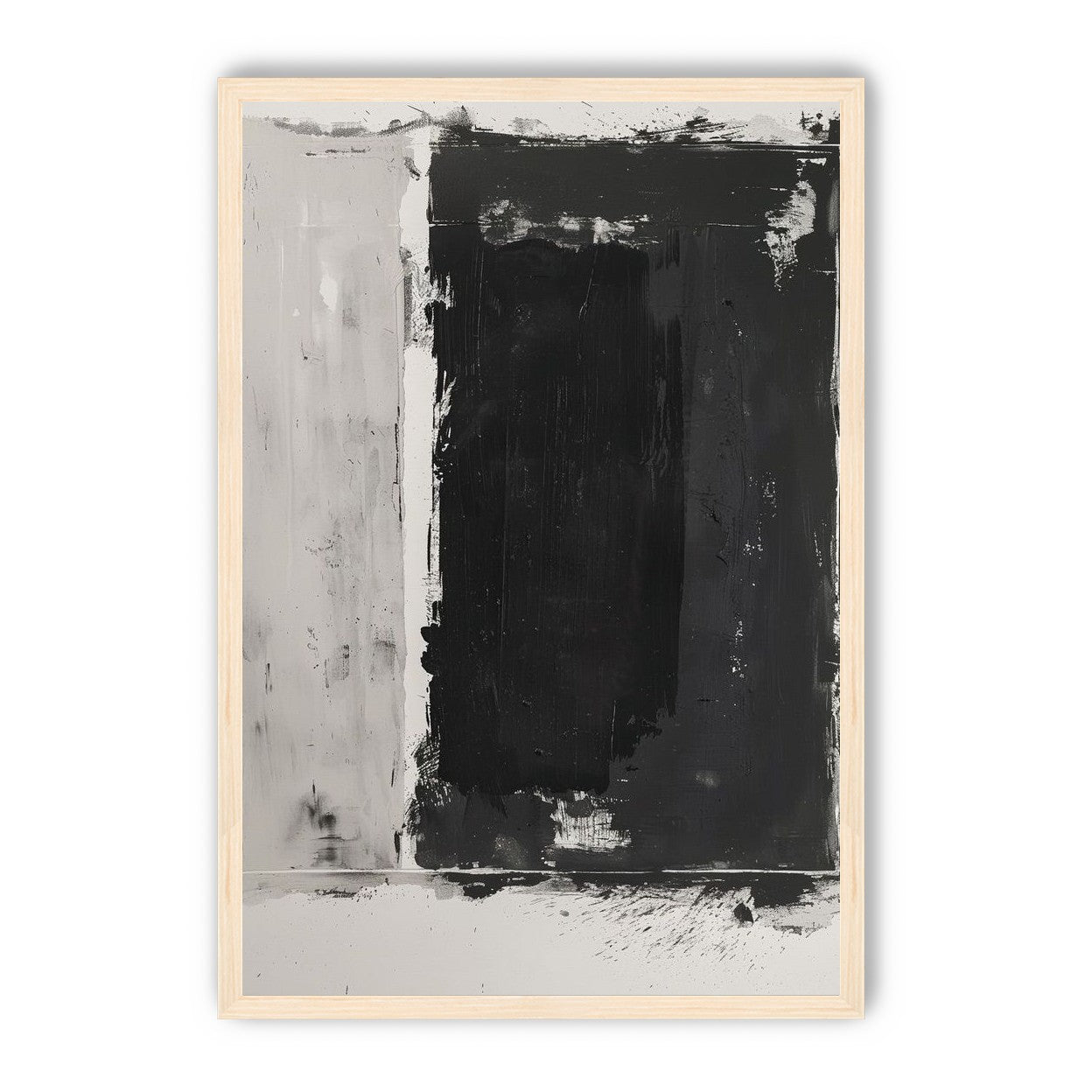 Black weight on gray ground