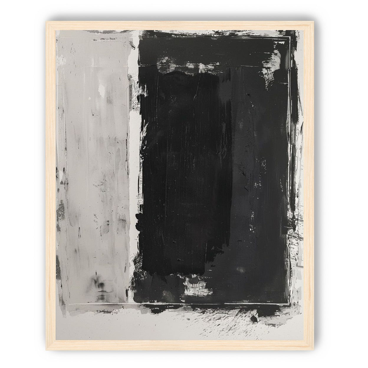 Black weight on gray ground