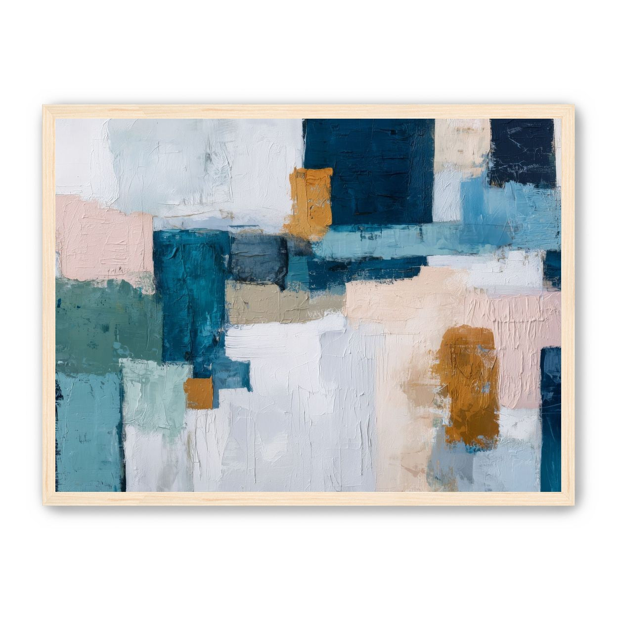 Offset Blocks Across White