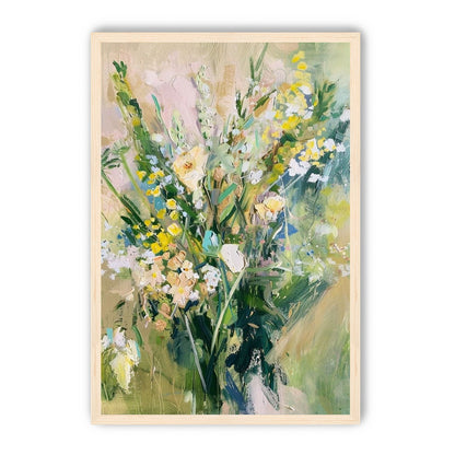 Wildflowers leaning into light