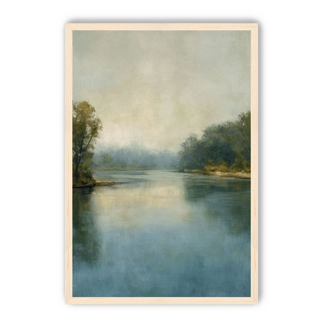 Misty bend in the river