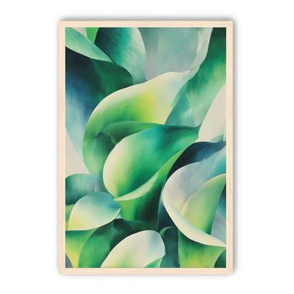 Calla lilies among green shadows