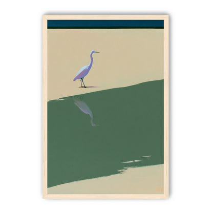 Where the egret doubles