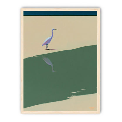 Where the egret doubles