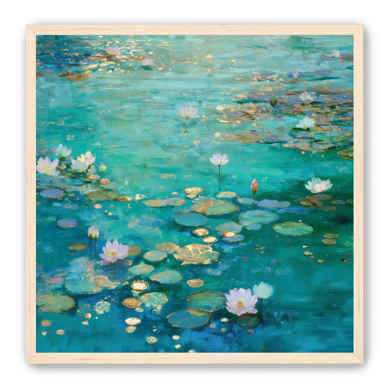 Quiet Gold on Blue Water