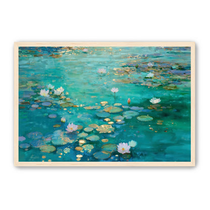 Quiet Gold on Blue Water