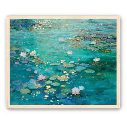 Quiet Gold on Blue Water