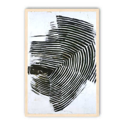 Black bands in white scrape