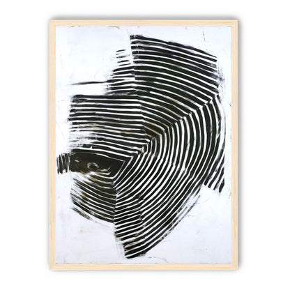Black bands in white scrape