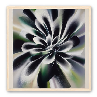 Speckled bloom in motion