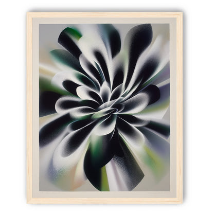 Speckled bloom in motion