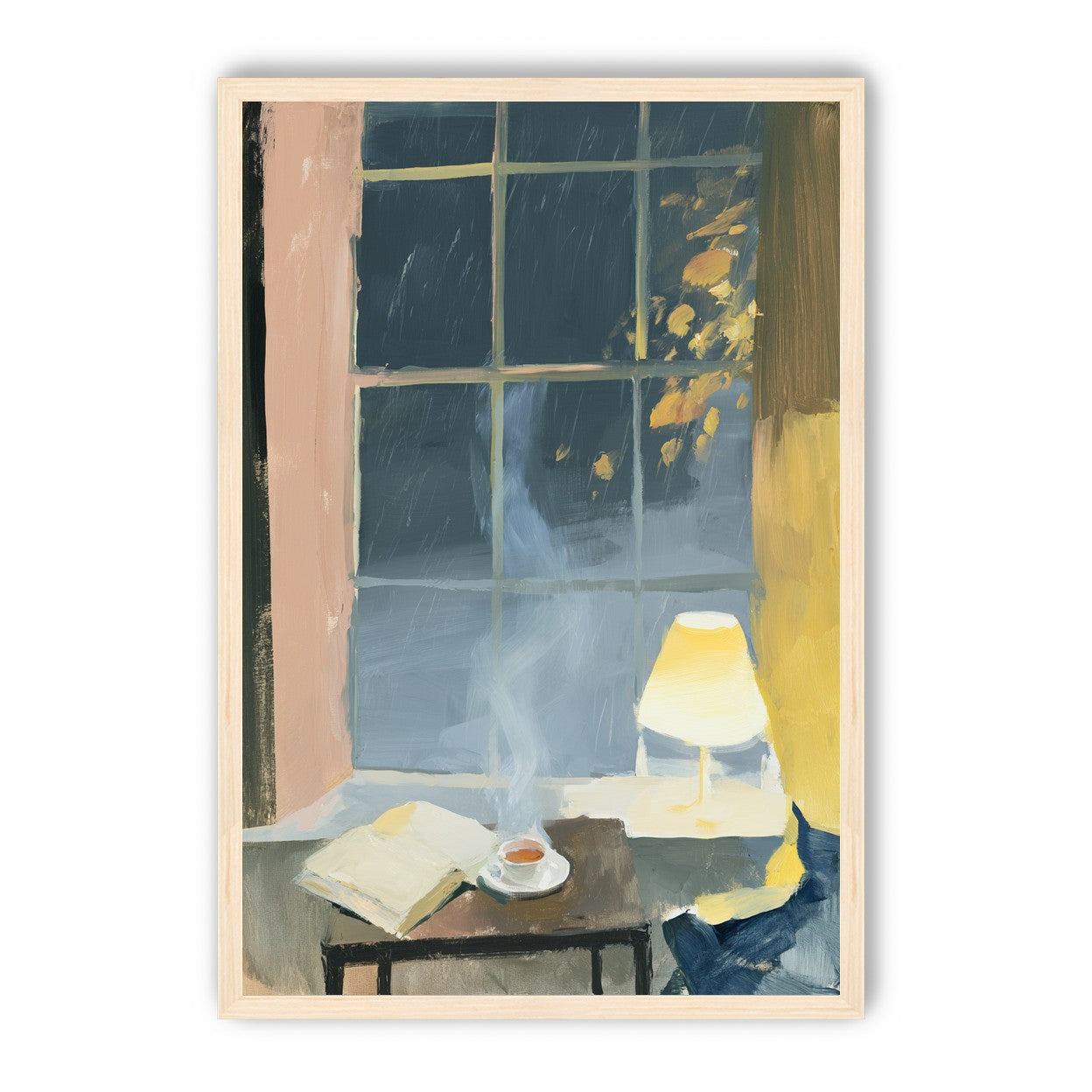 Steam in the windowlight