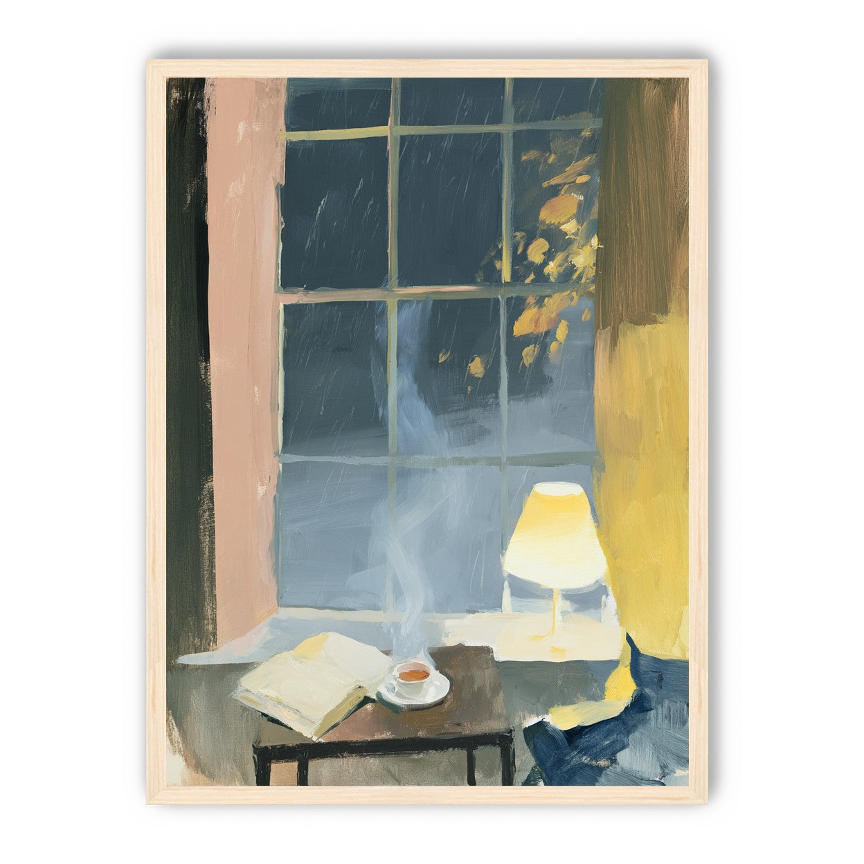 Steam in the windowlight