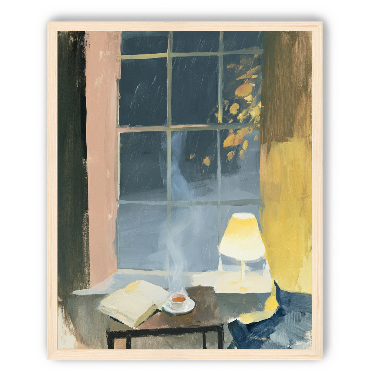 Steam in the windowlight
