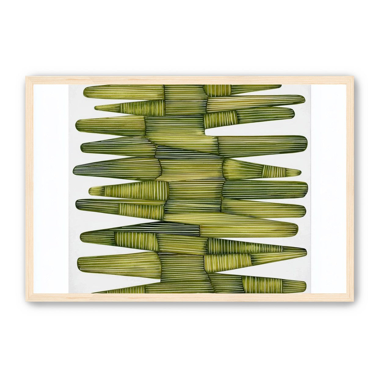 Olive green stacking lightens