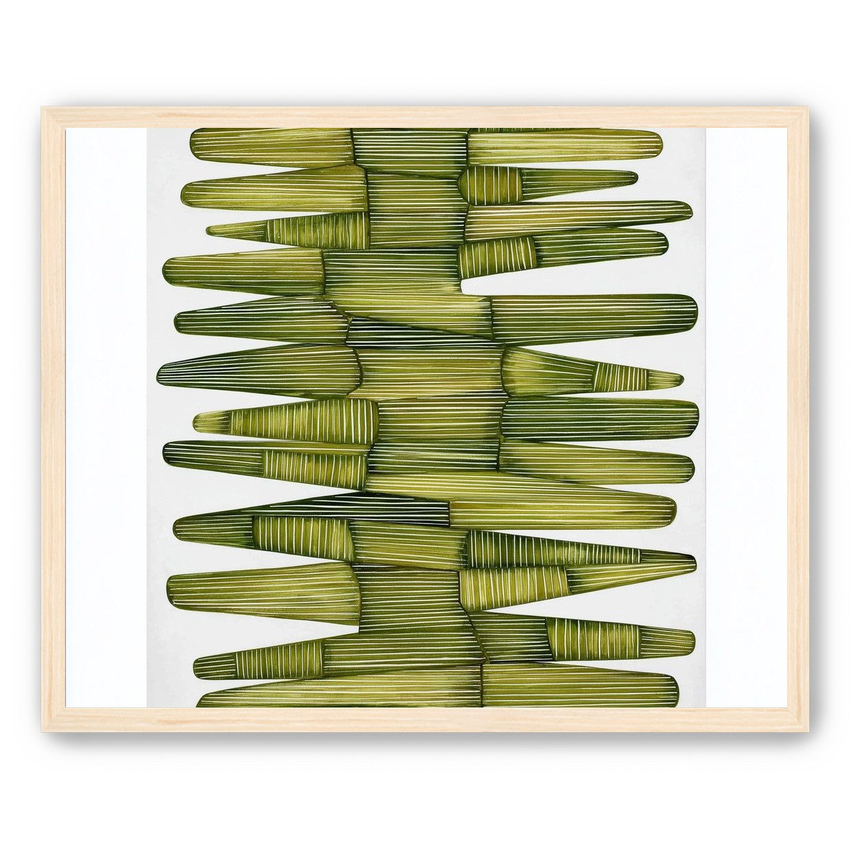 Olive green stacking lightens